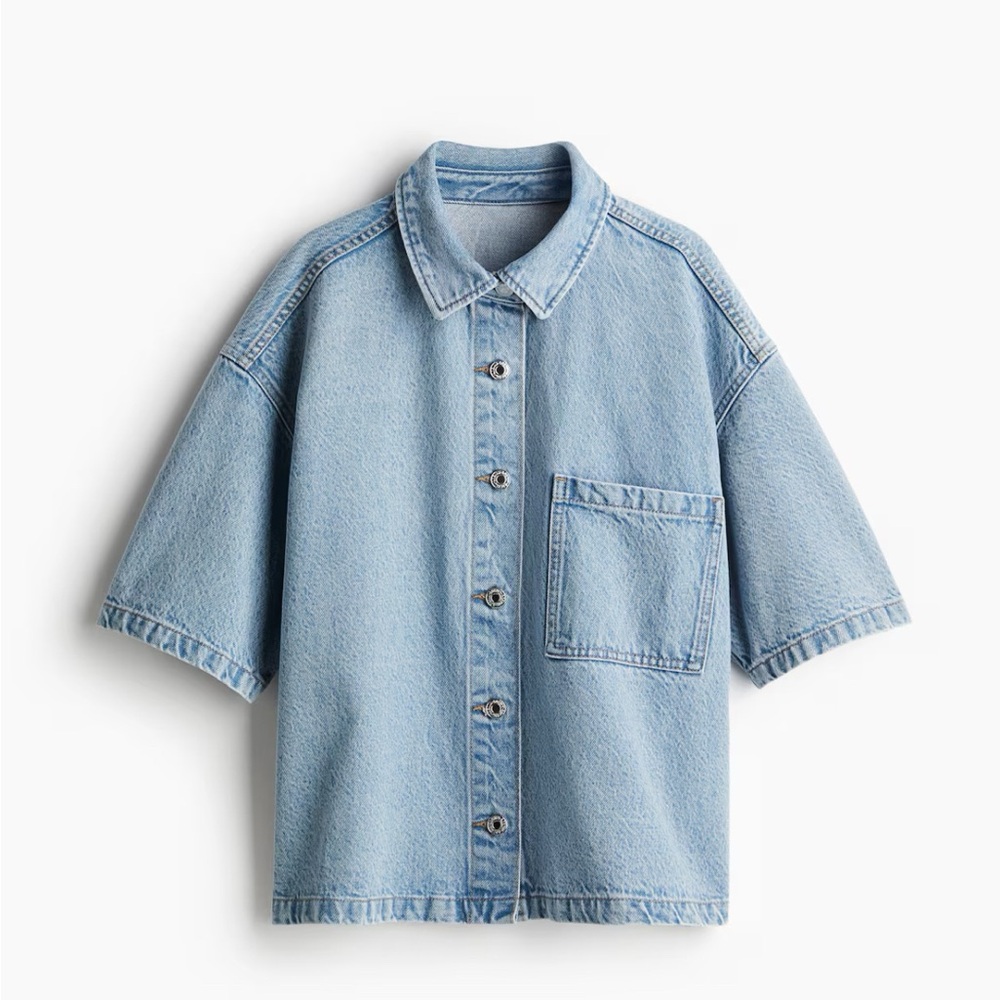Oversized Denim Shirt (Small)